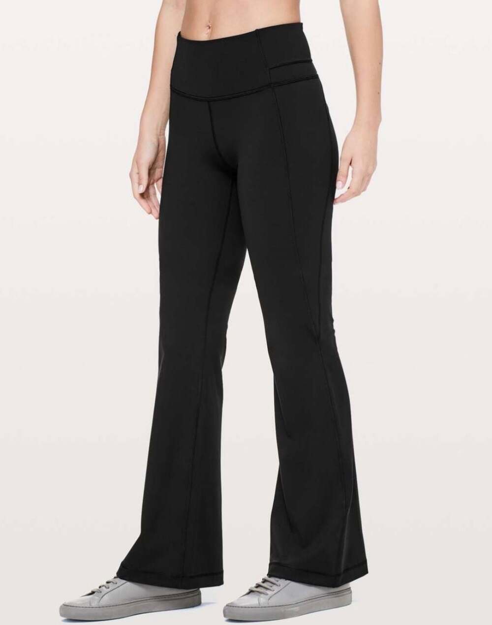 Lululemon Groove Black High-Rise Flare Yoga Pants Size 6